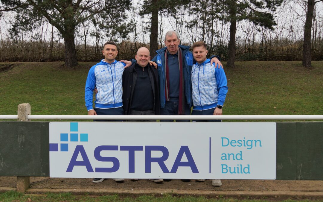 Astra Design and Build shows its support for Bristol football club