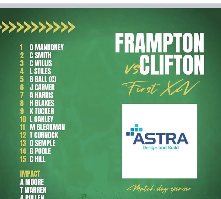 We’re proud to support Frampton Cotterell RFC